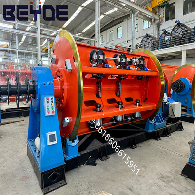 500/630/710mm DIN 46397 표준 바빈 스틸 코어 와이어를위한 딱딱한 프레임 스트랜더